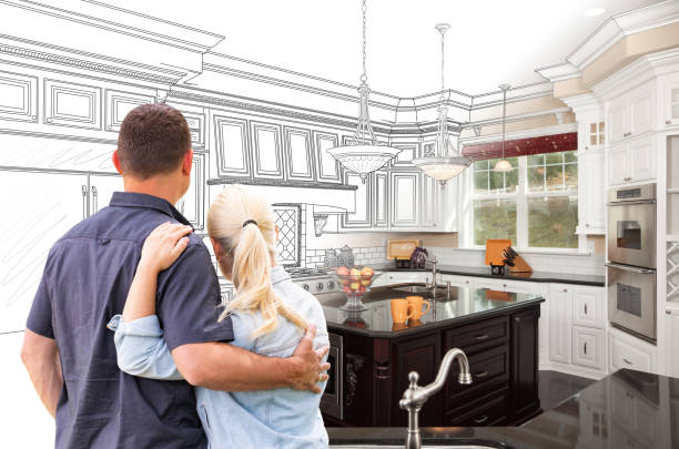Professional Kitchen Flooring technician working in Big Lake, WA